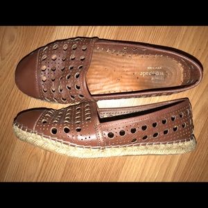 Kate Spade Leonia leather espadrille flats 9.5